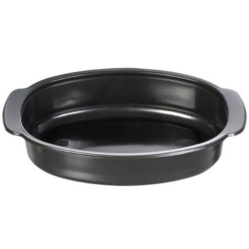 PREPAC σκεύος μικροκυμάτων οβάλ μαύρο 600ml 50τεμ mh-600 – Σκεύη Πλαστικά (Χονδρική)