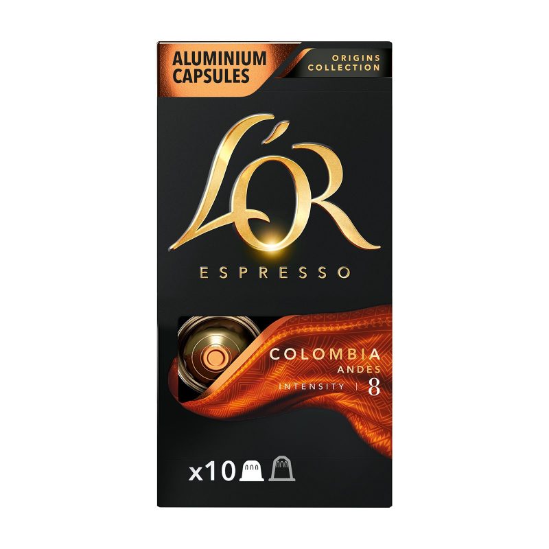 L'OR καφές espresso Colombia σε κάψουλες συμβατές με μηχανή Nespresso 10τεμ – Κάψουλες Καφέ και Ροφημάτων