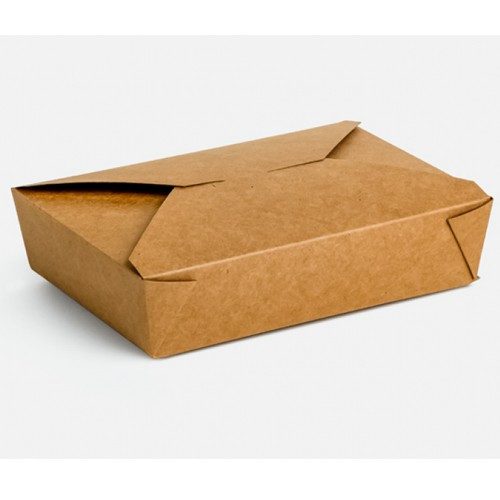 Κουτί delivery kraft 21x15x4,8cm 50τεμ – MrPanda – Κουτιά Τροφίμων μιας Χρήσης (Χονδρική)