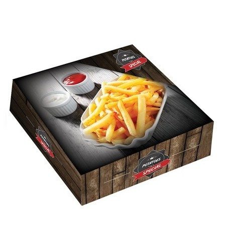 LUXURY κουτί για πατάτες 16x13,5x6cm 10kg – Κουτιά Τροφίμων μιας Χρήσης (Χονδρική)