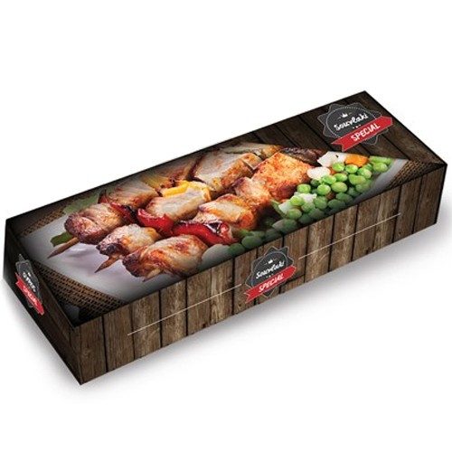 LUXURY κουτί για σουβλάκι 25x9x6,5cm 10kg – Κουτιά Τροφίμων μιας Χρήσης (Χονδρική)