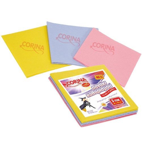 VELLIS corina πανάκι 38x36cm 120gr 3τεμ – Πανάκια Καθαρισμού
