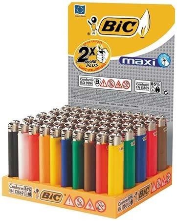 BIC αναπτήρας Maxi 50τεμ – Αναπτήρες