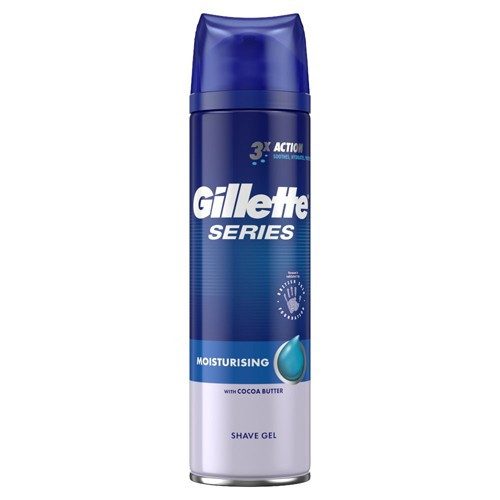 GILLETTE gel ξυρίσματος moisturising 200ml – Αφροί και Gel Ξυρίσματος