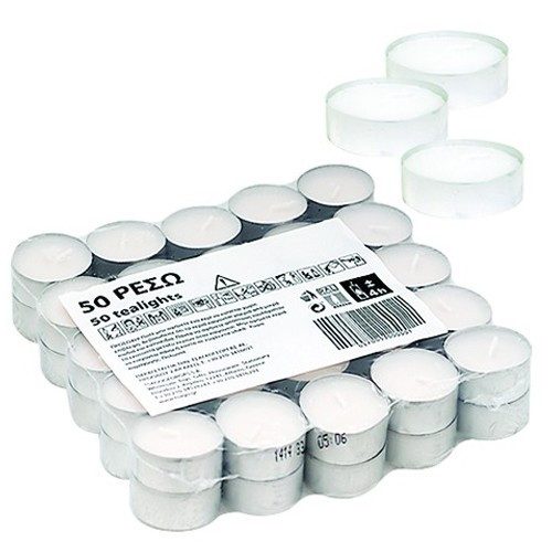 Κερί ρεσώ 8 ωρών 50τεμ – MrPanda