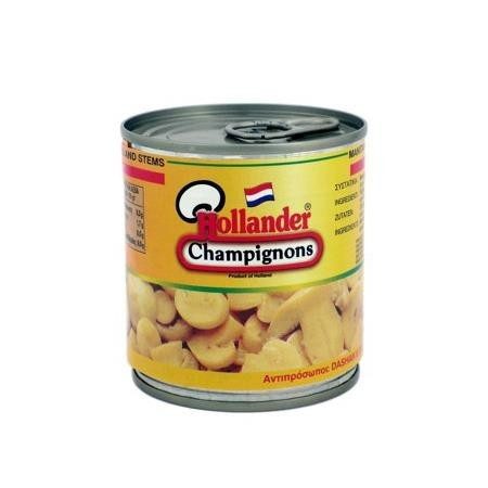 HOLLANDER μανιτάρια τεμαχισμένα 190gr – Τρόφιμα Μακράς Συντήρησης