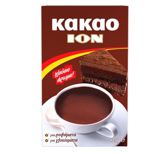 ΙΟΝ κακάο σε σκόνη 125gr – Ροφήματα