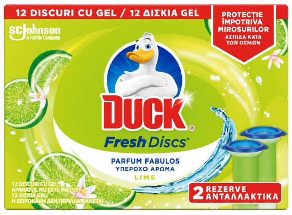 DUCK fresh discs lime 2x36ml – Καθαριστικά Μπάνιου