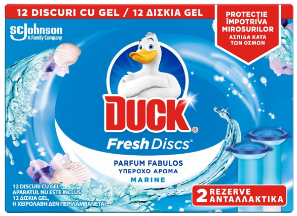 DUCK fresh discs marine 2x36ml – Καθαριστικά Μπάνιου
