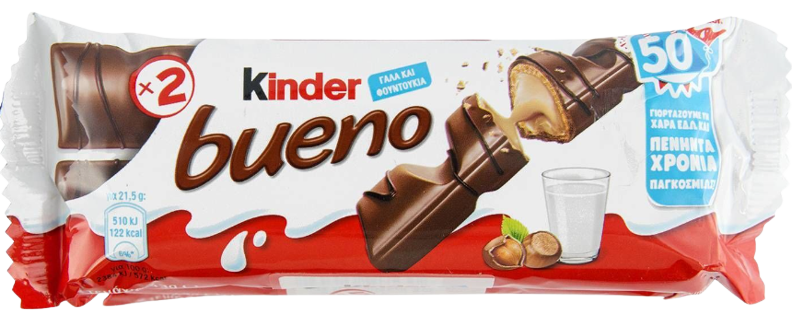 FERRERO Kinder γκοφρέτα bueno 5x43gr – Σοκολάτες