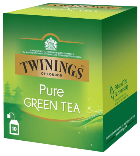 TWININGS τσάι αγνό πράσινο 10x2gr