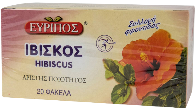EVRIPOS αφέψημα ιβίσκος 20x1,5gr – Εύριπος – Βότανα