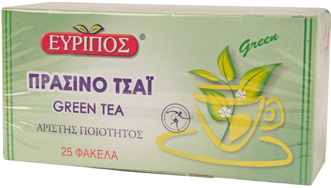 EVRIPOS τσάι πράσινο 25x1,5gr – Εύριπος