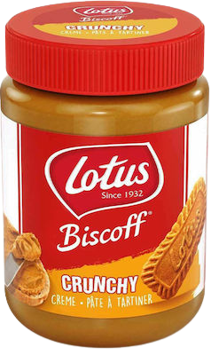 LOTUS BISCOFF άλλειμα μπισκότου πραλίνα crunchy 380gr – Είδη Επάλειψης