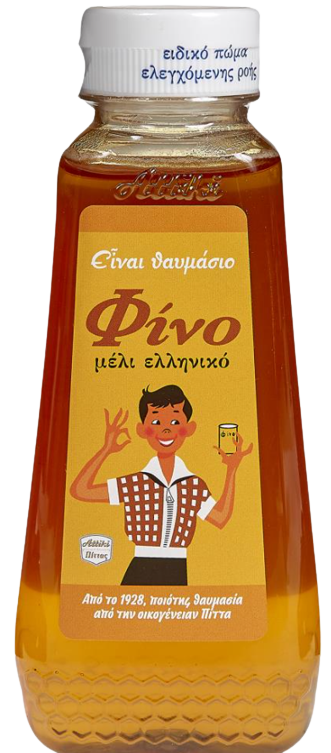 ΦΙΝΟ μέλι ελληνικό κωνοφόρων δέντρων 470gr – Φίνο