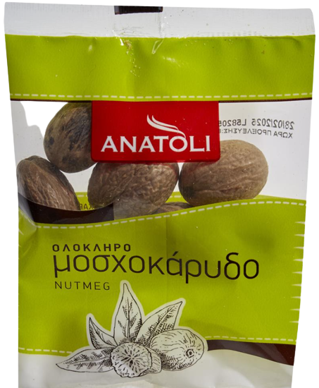 ANATOLI μοσχοκάρυδο ολόκληρο 30gr – Ανατολή – Μπαχαρικά και Μυρωδικά