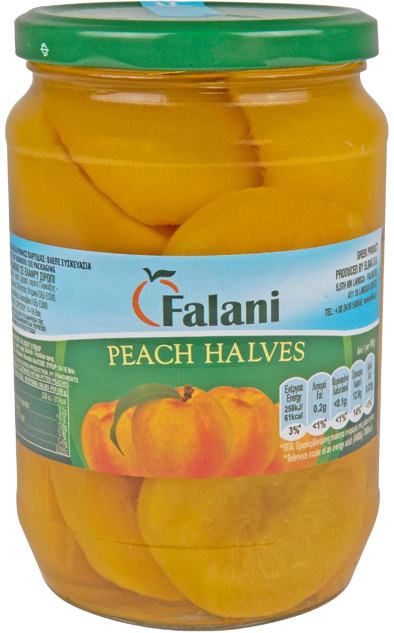 FALANI κομπόστα ροδάκινο 385gr – Τρόφιμα Μακράς Συντήρησης
