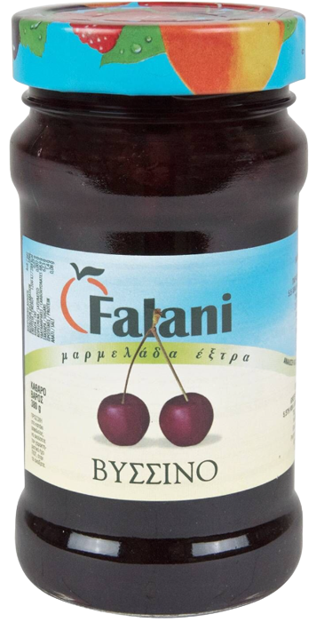 FALANI μαρμελάδα βύσσινο 380gr – Μαρμελάδες