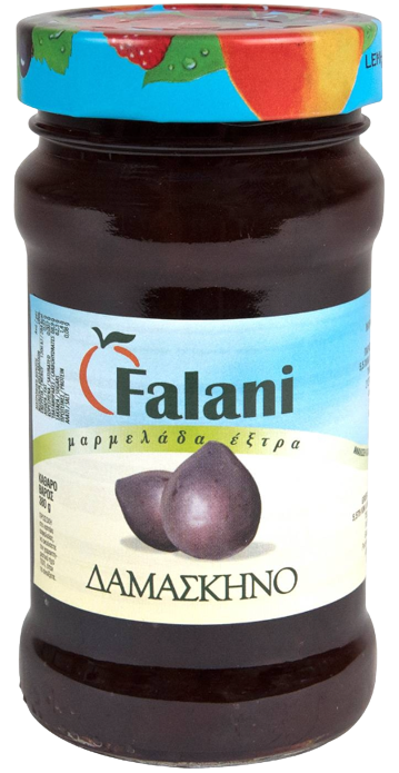 FALANI μαρμελάδα δαμάσκηνο 380gr – Μαρμελάδες
