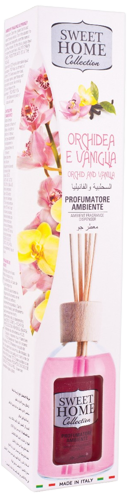 SWEET HOME αρωματικό χώρου με sticks ορχιδέα και βανίλια 100ml – Αρωματικά Χώρου