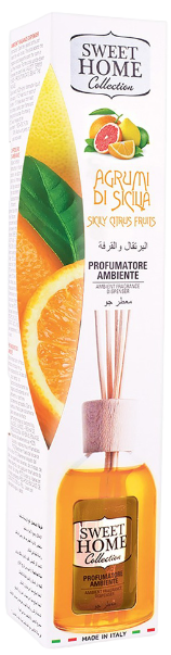 SWEET HOME αρωματικό χώρου με sticks εσπεριδοειδή φρούτα 100ml – Αρωματικά Χώρου