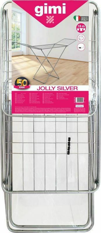 GIMI Jolu Silver απλώστρα πτυσσόμενη τριπλή δαπέδου 18m – Απλώστρες