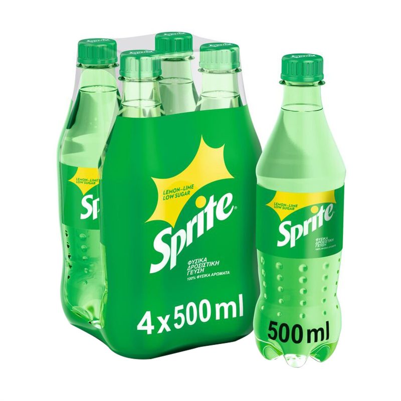 SPRITE αναψυκτικό γκαζόζα 4x500ml – Αναψυκτικά