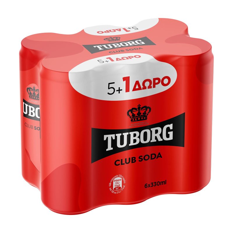 TUBORG αναψυκτικό σόδα 6x330ml – Αναψυκτικά