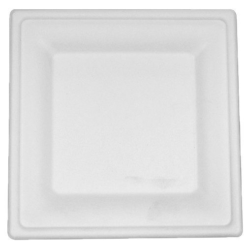 LUX BIO βιοδιασπώμενα πιάτα τετράγωνα 19,5cm 20τεμ – Πιάτα μιας Χρήσης (Χονδρική)