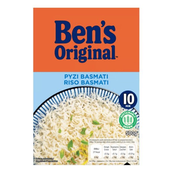 UNCLE BEN'S ρύζι αρωματικό basmati 10' 500gr