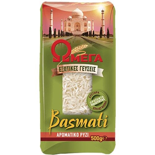 ΩΜΕΓΑ ρύζι basmati 500gr – Ωμέγα