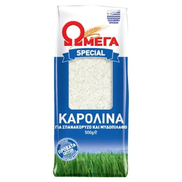 ΩΜΕΓΑ special ρύζι καρολίνα 500gr – Ωμέγα