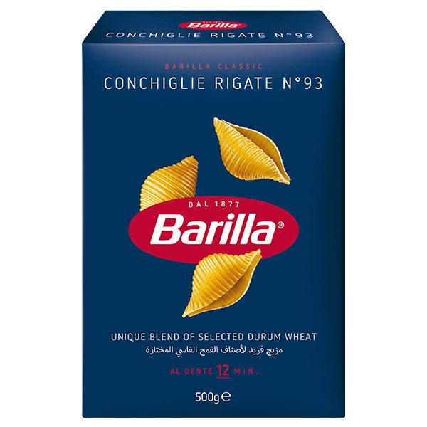BARILLA ζυμαρικά Conchiglie Rigate No93 500gr