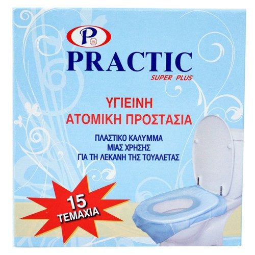 PRACTIC κάλλυμα προστασίας για την λεκάνη τουαλέτας 15τεμ – Βοηθήματα Μπάνιου / WC