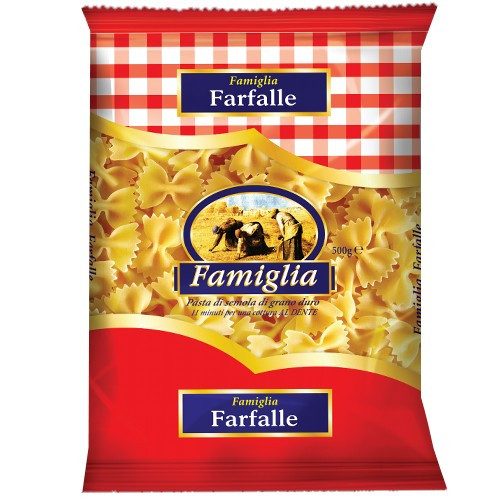 FAMIGLIA ζυμαρικά farfalle φιογκάκια 500gr