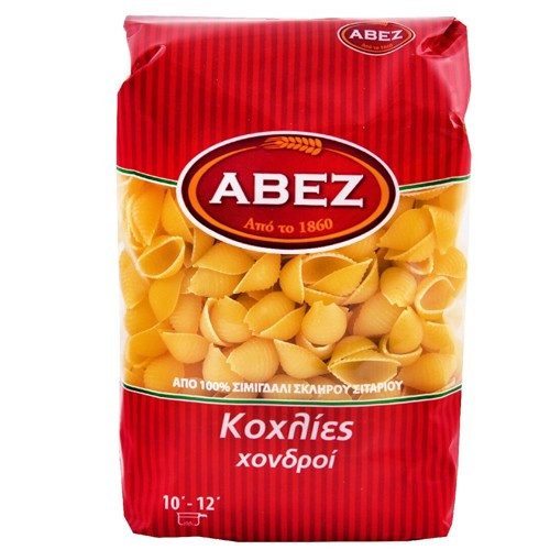 ΑΒΕΖ ζυμαρικά κοχλίες χονδροί 500gr