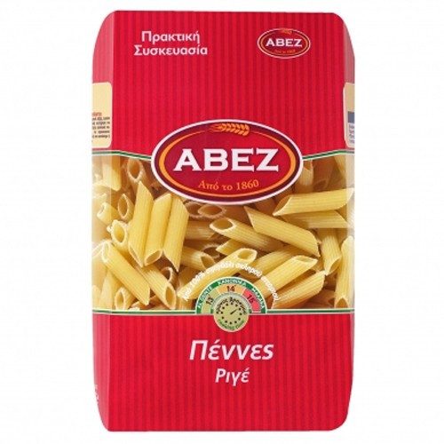 ΑΒΕΖ ζυμαρικά πέννες ριγέ 500gr