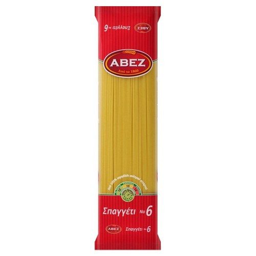 ΑΒΕΖ ζυμαρικά σπαγγέτι No6 500gr