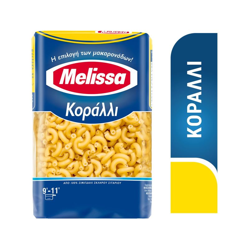 MELISSA ζυμαρικά κοράλλι 500gr