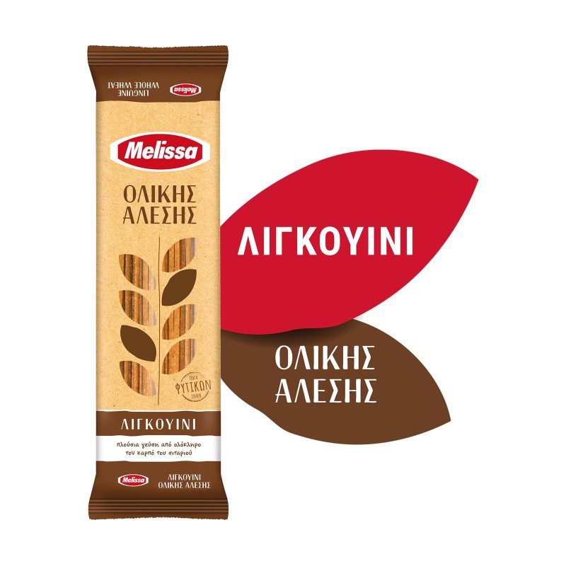 MELISSA ζυμαρικά λιγκουίνι ολικής αλέσεως 500gr