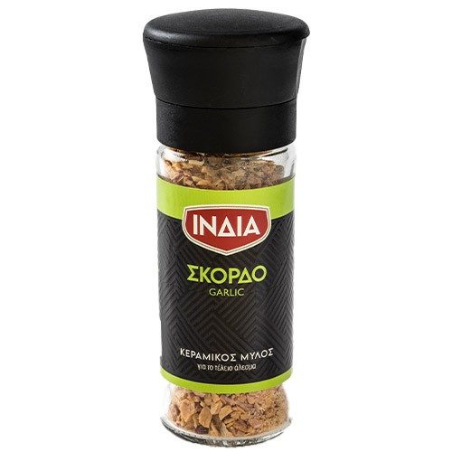 ΙΝΔΙΑ σκόρδο με μύλο 42gr – Ινδία – Μπαχαρικά και Μυρωδικά