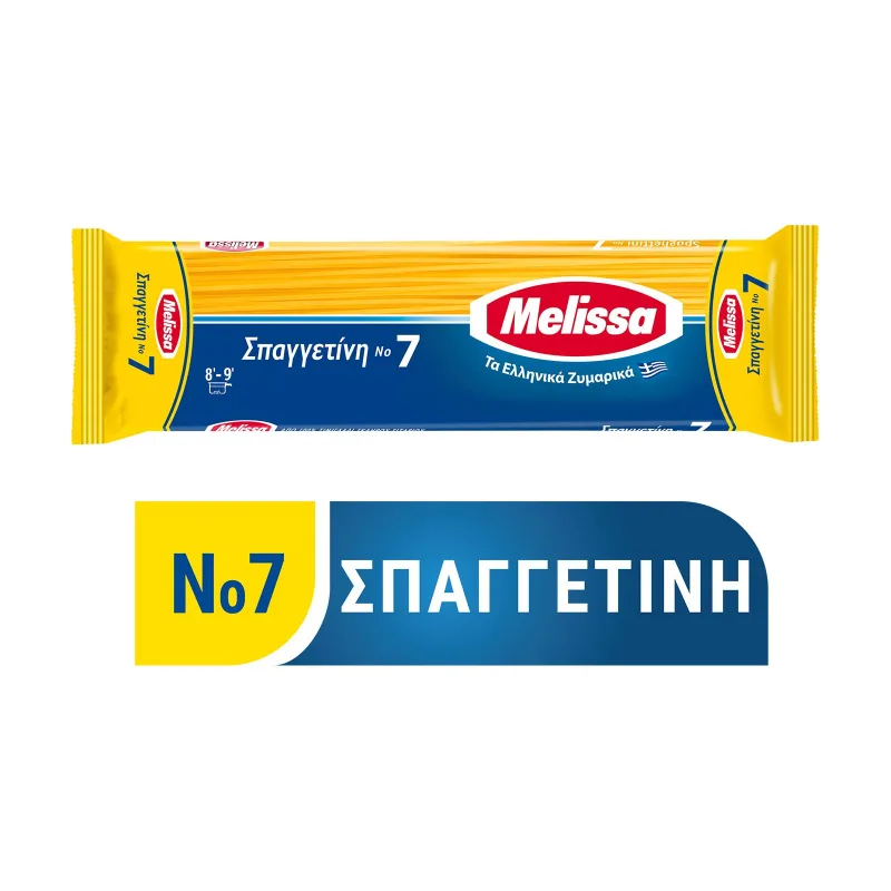MELISSA ζυμαρικά σπαγγετίνη No7 500gr