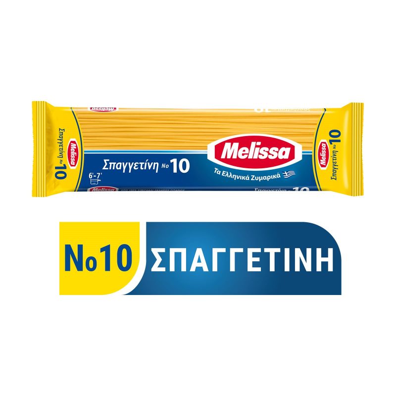 MELISSA ζυμαρικά σπαγγετίνι No10 500gr