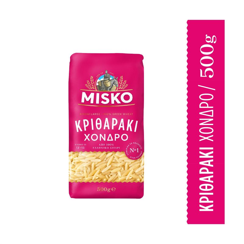 MISKO ζυμαρικά κριθαράκι χονδρό 500gr