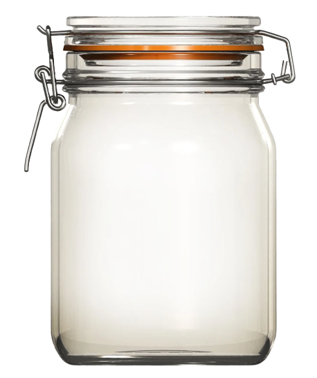 UNIGLASS βάζο γυάλινο με καπάκι econ 1000ml – Δοχεία και Βάζα Αποθήκευσης