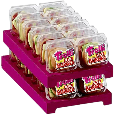 TROLLI ζελεδάκι burger xxl 24x50gr – Καραμέλες, Γλειφιτζούρια και Τσίχλες