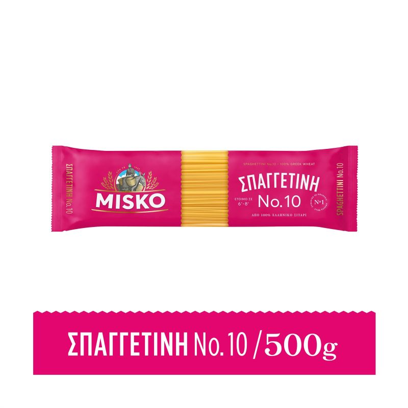 MISKO ζυμαρικά σπαγγέτι No10 500gr