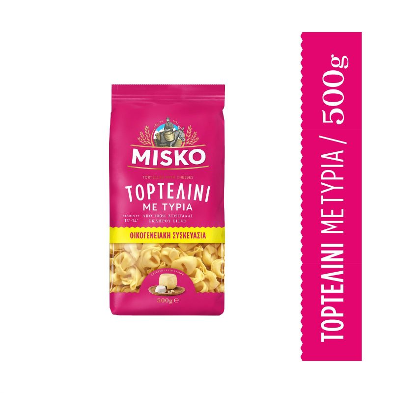 MISKO ζυμαρικά τορτελίνι με τυρία 500gr