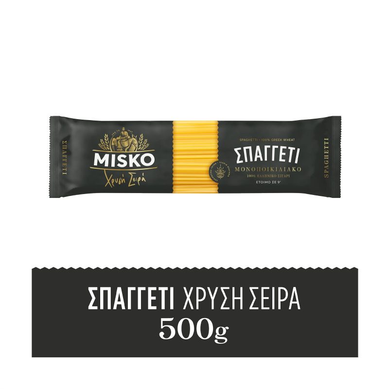 MISKO ζυμαρικά σπαγγέτι χρυσή σειρά 500gr