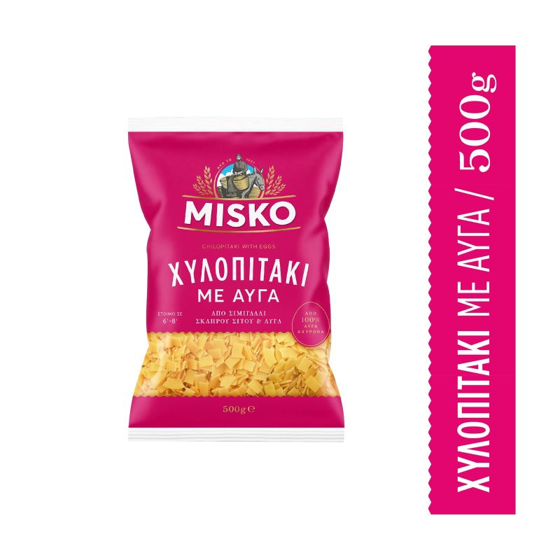 MISKO ζυμαρικά χυλοπιτάκι με αυγά 500gr